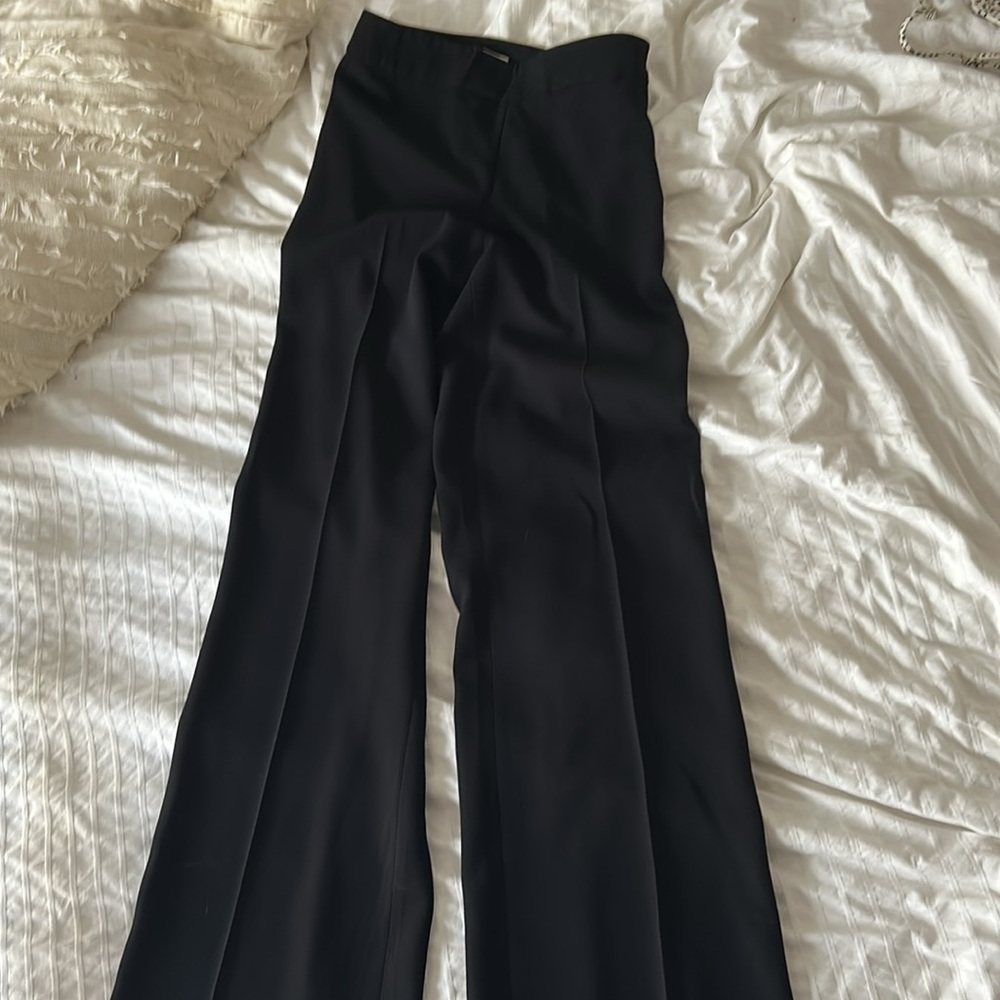 Zara black slacks (long)